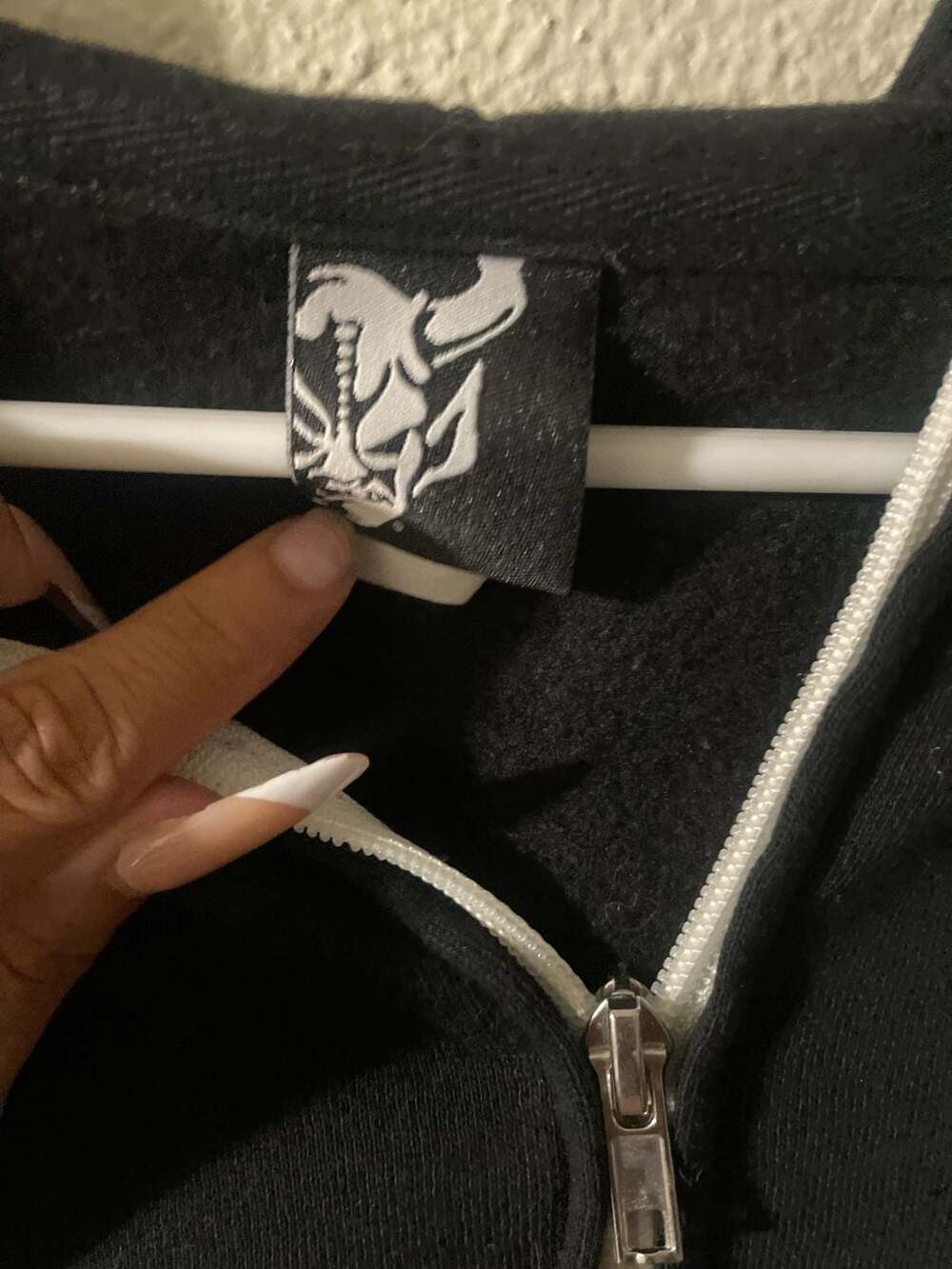 Stone Brewing Gargoyle Logo Graphic Full Zip Hoodie Black Size Large - Picture 2 of 6